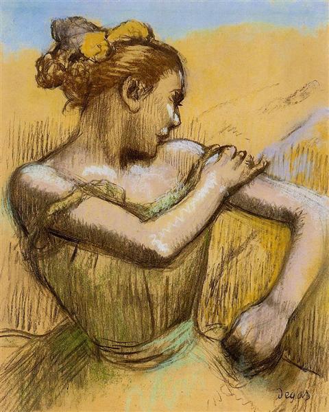 Торс танцовщицы, c.1899 - Эдгар Дега