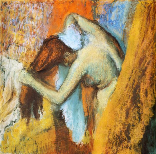 Woman at Her Toilette, 1905 - Едґар Деґа