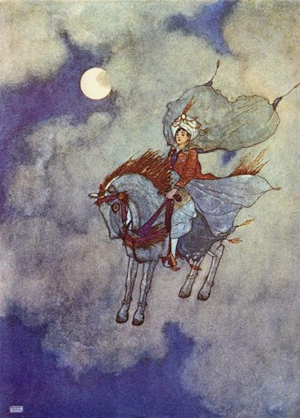 The Arabian Nights: Daylight Faded from View - Edmund Dulac
