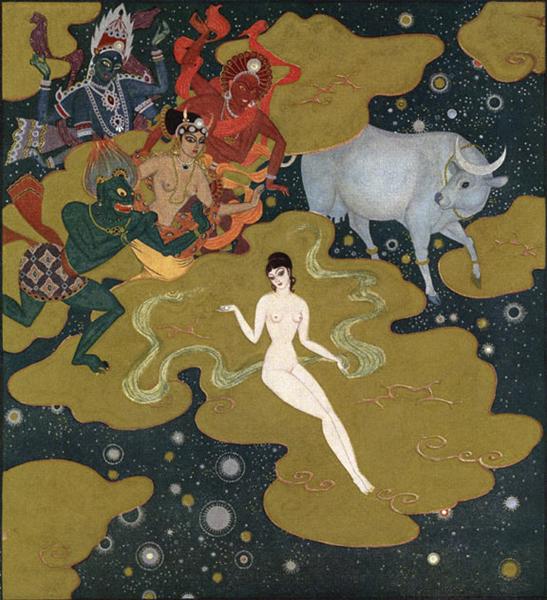 The Pearl of the Cloud, from The Kingdom of the Pearl - Edmund Dulac