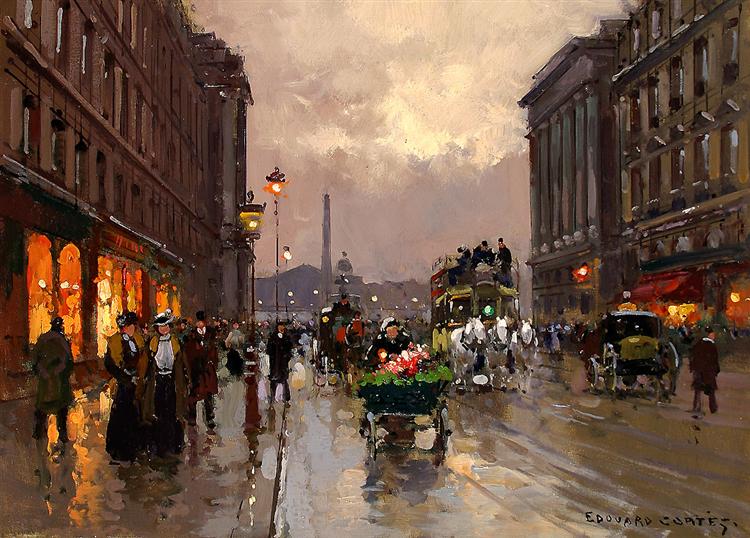 Concorde and Rue Royale - Edouard Cortes