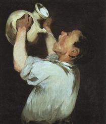 A boy with a pitcher - Édouard Manet