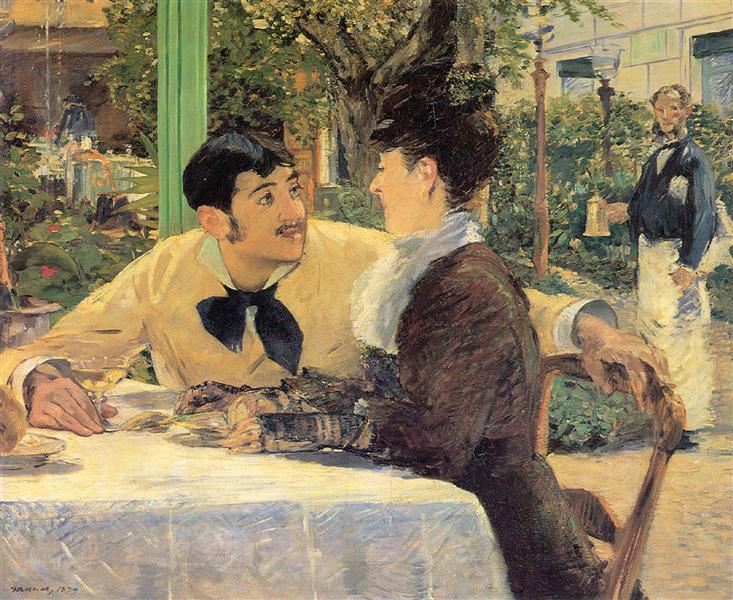 At Father Lathuille's, 1879 - Edouard Manet