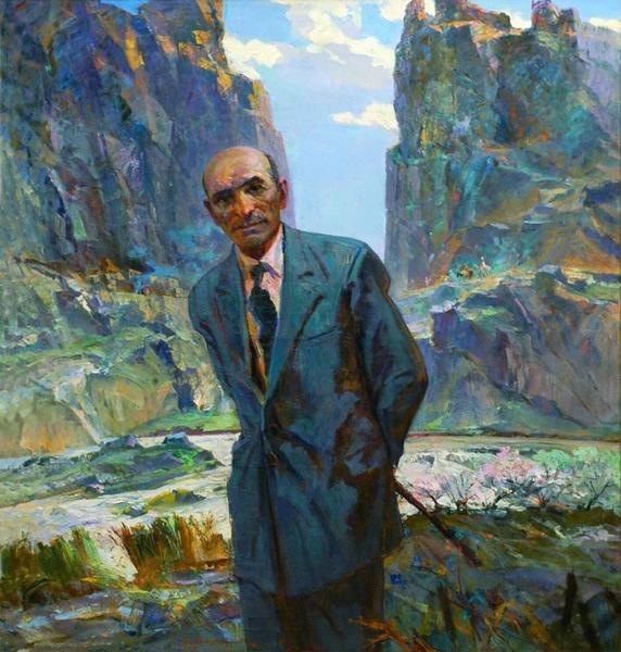 Portrait of Derenik Demirchyan - Eduard Isabekyan