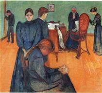 Morte na sala - Edvard Munch