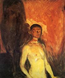 Autoportrait en enfer - Edvard Munch