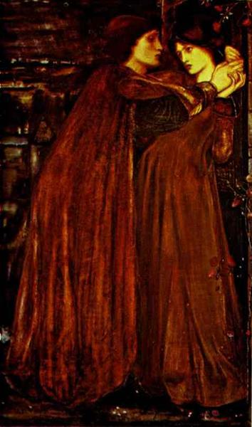 Clerk Saunders, 1861 - Edward Burne-Jones