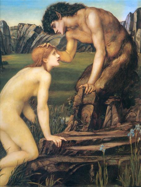 Psyche and Pan, 1872 - 1874 - Edward Burne-Jones