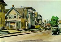 Sun on Prospect Street (Gloucester, Massachusetts) - Edward Hopper