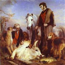 Death of the Wild Bull - Edwin Landseer