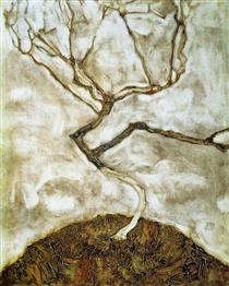 A Tree in Late Autumn - Egon Schiele