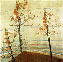 Осінні дерева - Егон Шиле