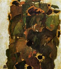 Sunflowers - Egon Schiele