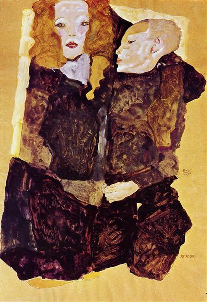 The Brother, 1911 - Egon Schiele