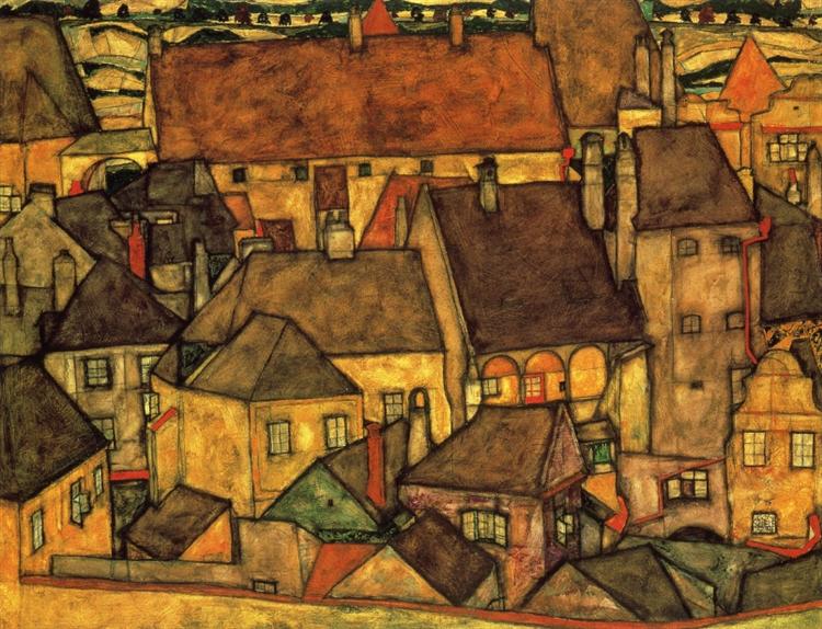 Yellow City, 1914 - Эгон Шиле