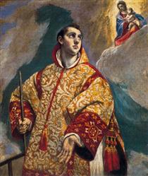 A Aparição da Virgem Maria a São Lourenço - El Greco