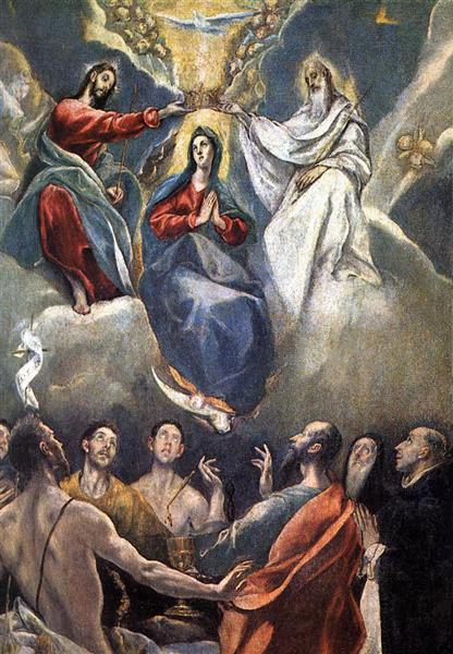 Coronation of the Virgin, 1591 - El Greco