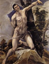 El martirio de san Sebastián - El Greco