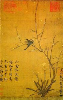 Plum and birds - Song Huizong