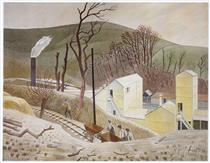 CEMENT WORKS No.2 - Eric Ravilious