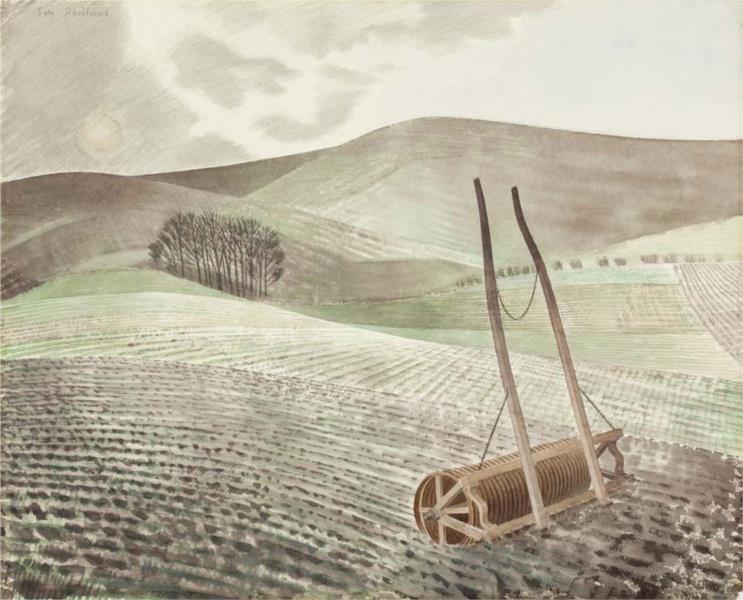 Downs in winter, 1934 - Eric Ravilious