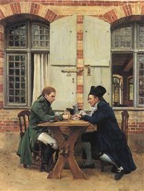 The Card Players - Ernest Meissonier