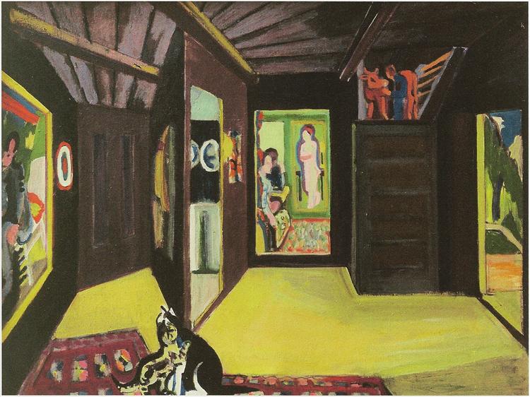 Mountain Atelier, c.1937 - 恩斯特‧路德維希‧克爾希納
