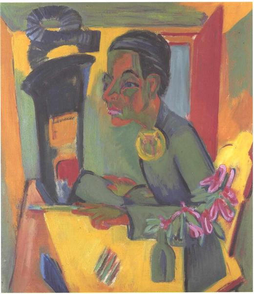 The Painter. Self-portrait - Ernst Ludwig Kirchner