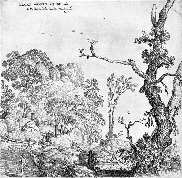 Landscape - Esaias van de Velde l'Ancien