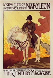 Affiche pour The Century Magazine, Napoléon - Eugène Grasset