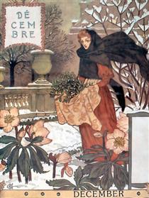 La Belle Jardiniere – December - Eugène Grasset