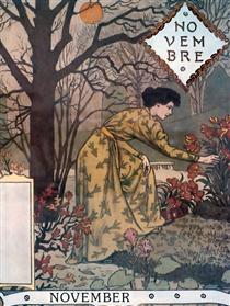 La Belle Jardiniere – November - Eugène Grasset