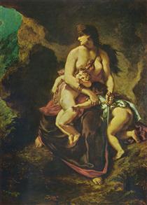 Medea furiosa - Eugène Delacroix