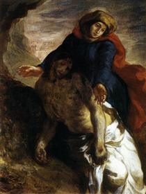 Piedade - Eugène Delacroix