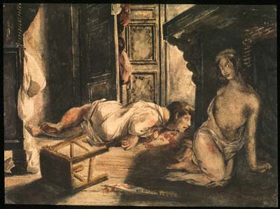 The Bride of Lammermoor, 1826 - Eugene Delacroix