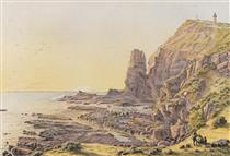 Castle Rock, Cape Schanck - Eugene von Guérard