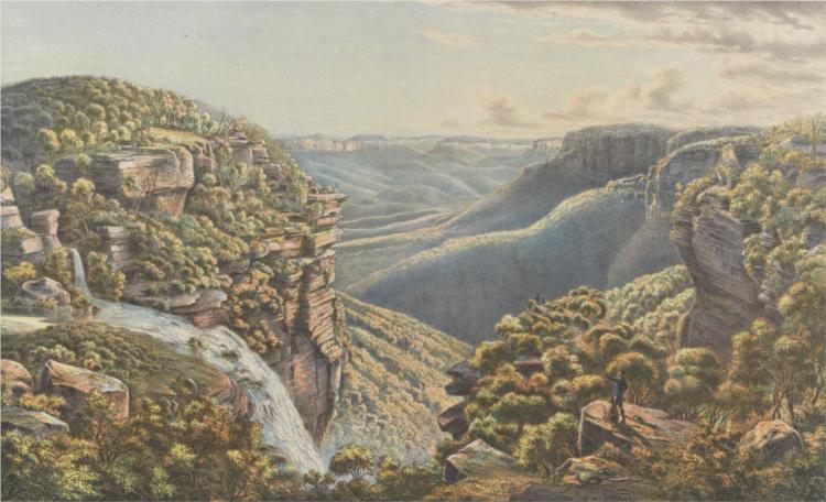 Weatherboard Fall, N.S.W., 1867 - Ойген фон Герард