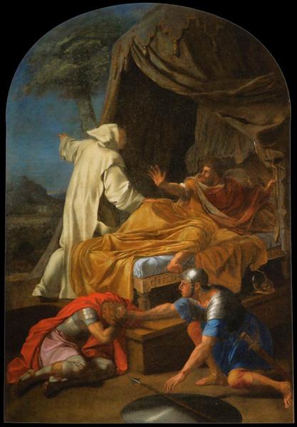 St. Bruno Appearing to Comte Roger, 1645 - 1648 - Эсташ Лёсюёр