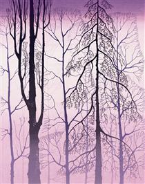 Winter woods - Eyvind Earle