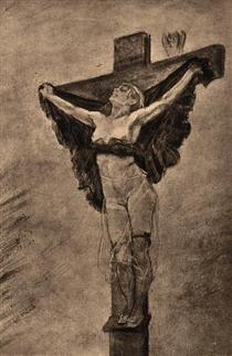Study for The Temptation of St. Anthony - Felicien Rops