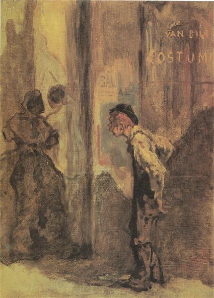 The Entrance to the Ball, c.1858 - Фелісьєн Ропс