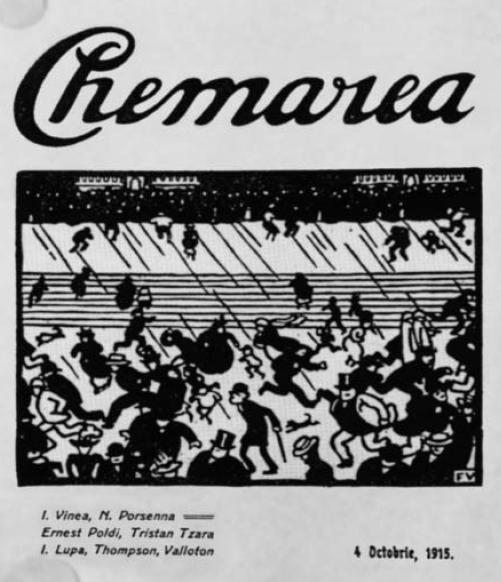 Cover of the Romanian Symbolist and avant garde magazine Chemarea (The Calling), 1915 - Феликс Валлотон