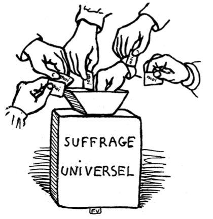 Universal suffrage, 1902 - Фелікс Валлотон