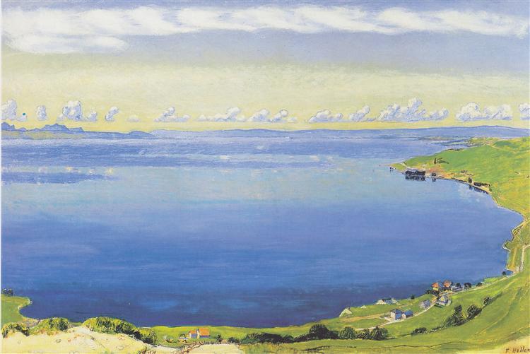 Lake Geneva from Chexbres, 1904 - Фердинанд Ходлер