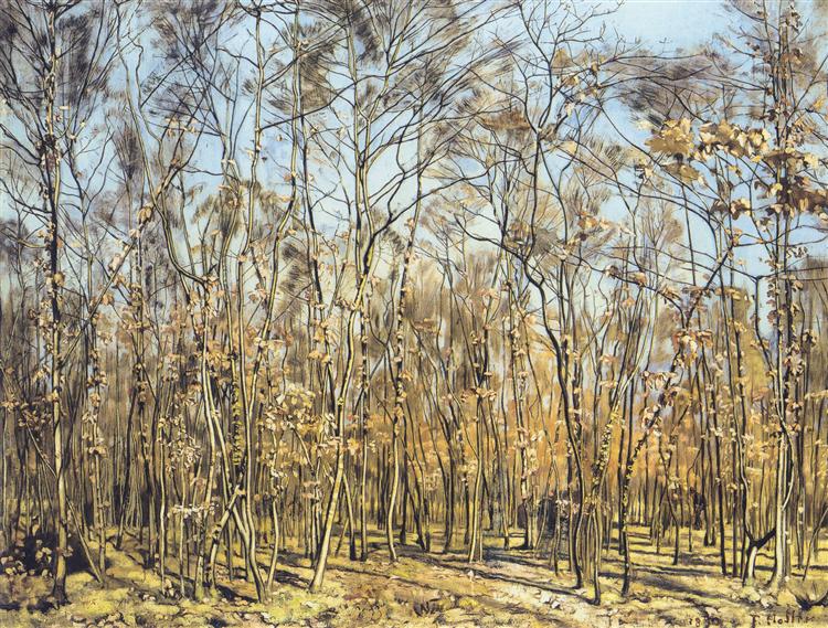 The Beech Forest, 1885 - Ferdinand Hodler