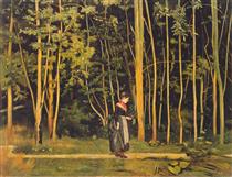 Walking at the forest edge - Ferdinand Hodler