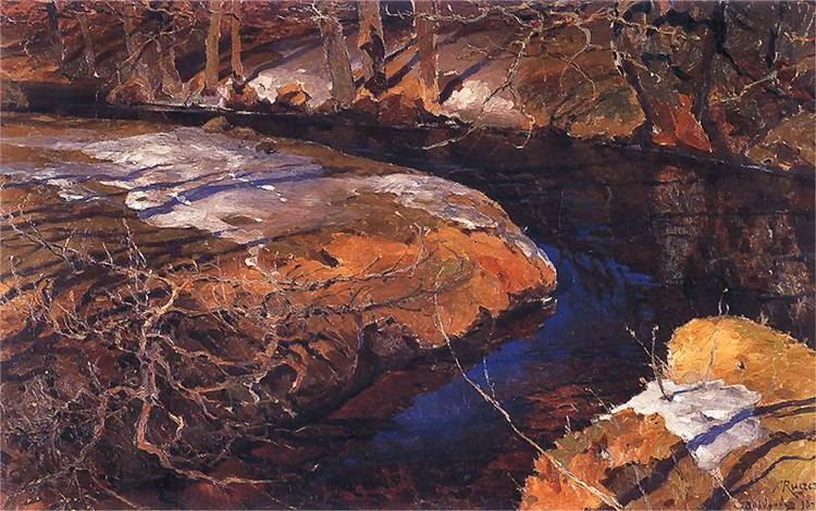 Ostatnie śniegi, 1899 - Фердінанд Рущиц