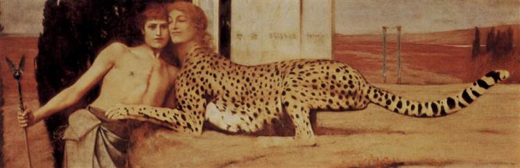 The Sphinx or The Caress, 1896 - Fernand Khnopff