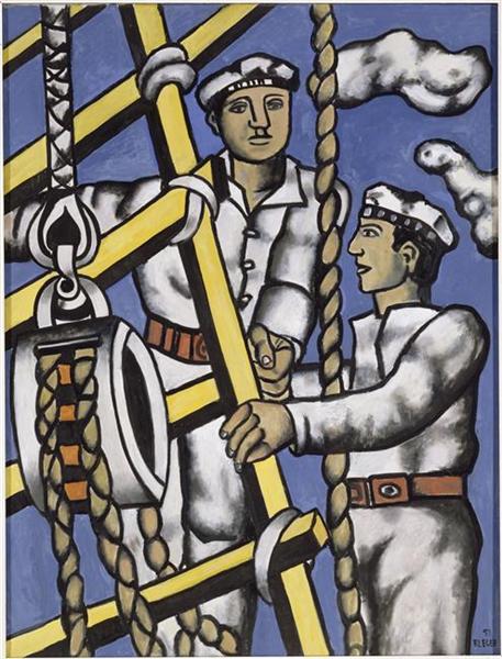 Composition with two sailors, 1951 - Fernand Léger
