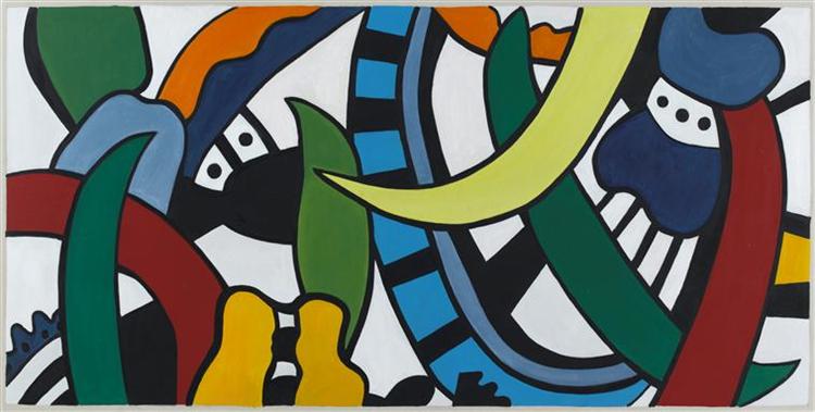 Project for a mural Vulcania, 1951 - Fernand Léger